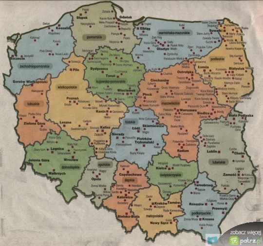 Śmieszne nazwy miejscowości na mapie [.jpg]